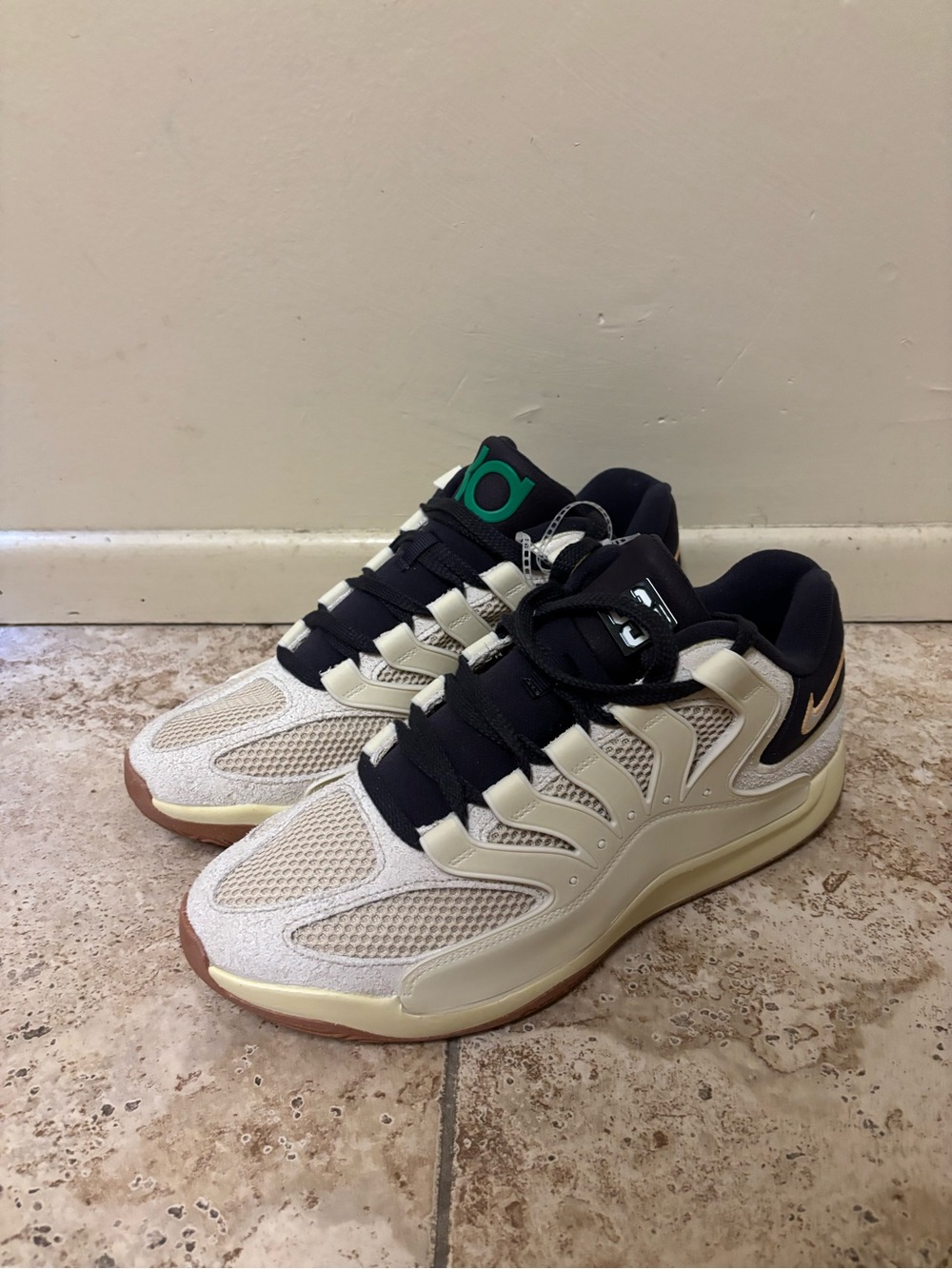Nike KD 18 Basketball Shoes Phantom Black Gum Men's Size 12 IH2367-100
